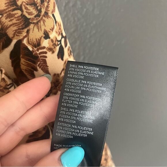 Free People Cali Floral Print Boxy Single Breasted Blazer - Picture 13 of 16